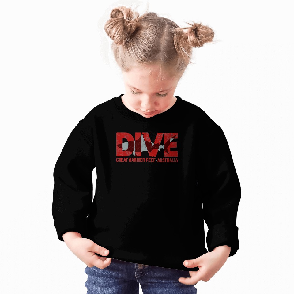 Australia Shark Dive Great Barrier Reef Diving Sweatshirts