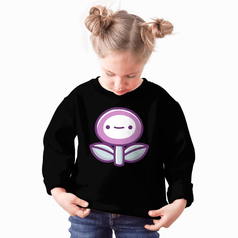 Classic retro kawaii flower power up Sweatshirts