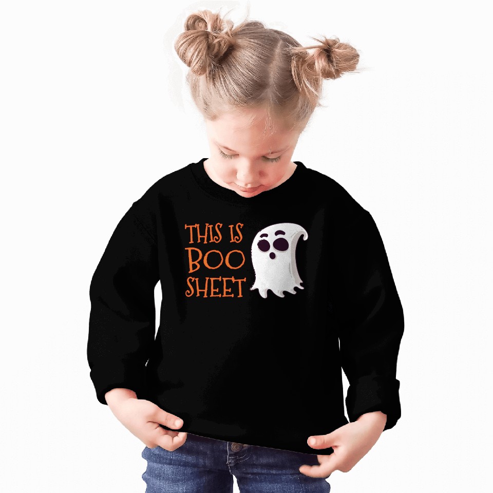 This is Boo Sheet Boo Halloween Costume Ghost Sweatshirts