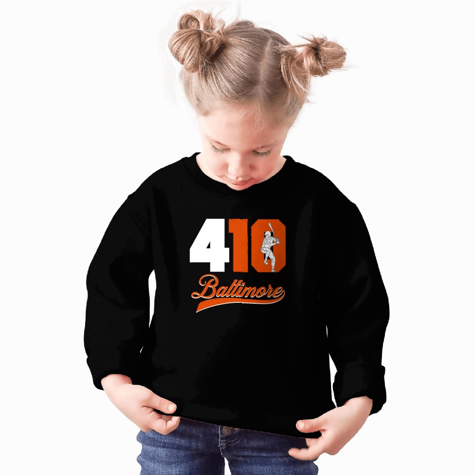 Baltimore baseball area code 410 Sweatshirts