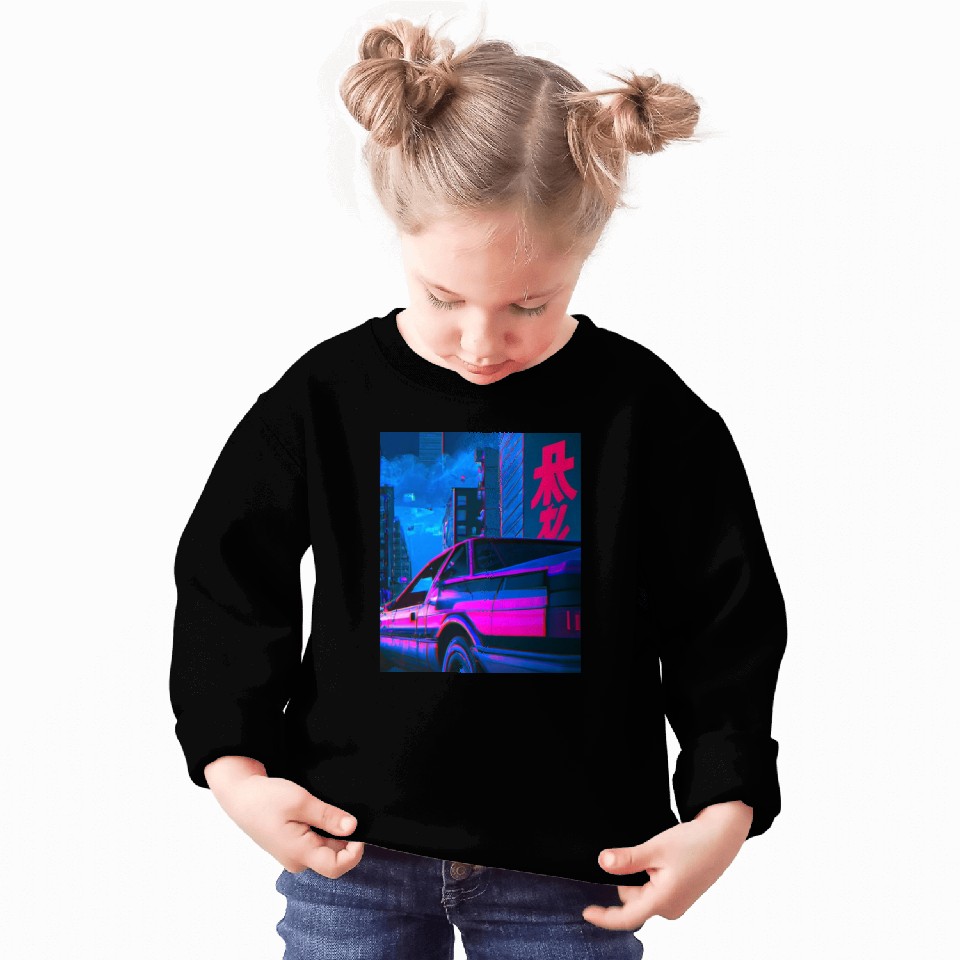 Vaporwave Car Synthwave City Sweatshirts