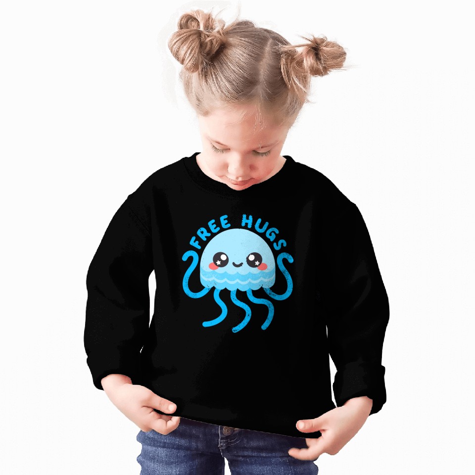 Jellyfish free hugs Sweatshirts