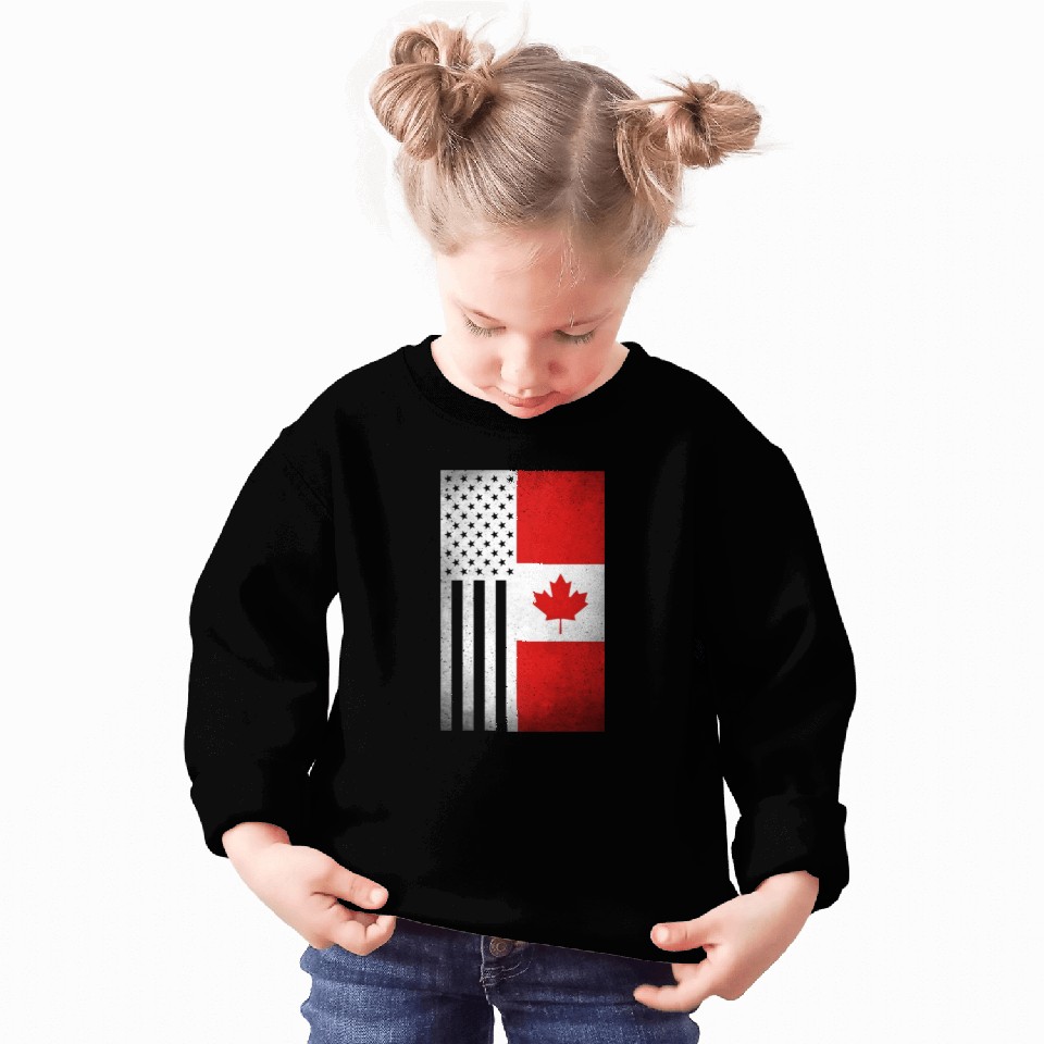 Canada Design for proud Canadian Americans Sweatshirts