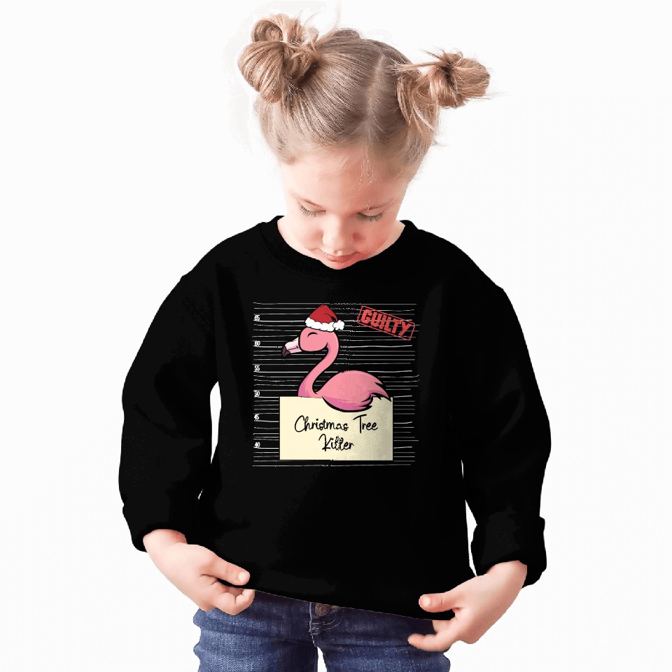 Flamingo christmas funny prison Sweatshirts