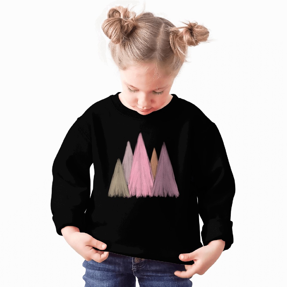 Pink Christmas Trees Sweatshirts