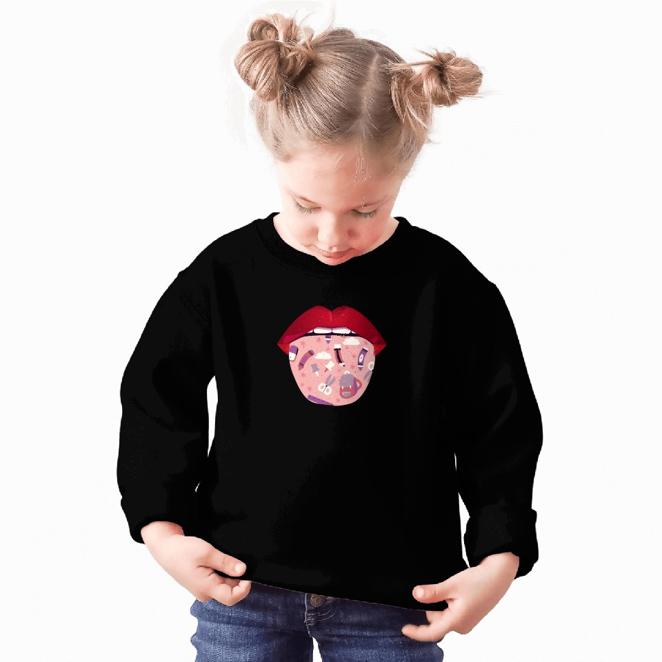 Daycare Teacher Lips Sweatshirts