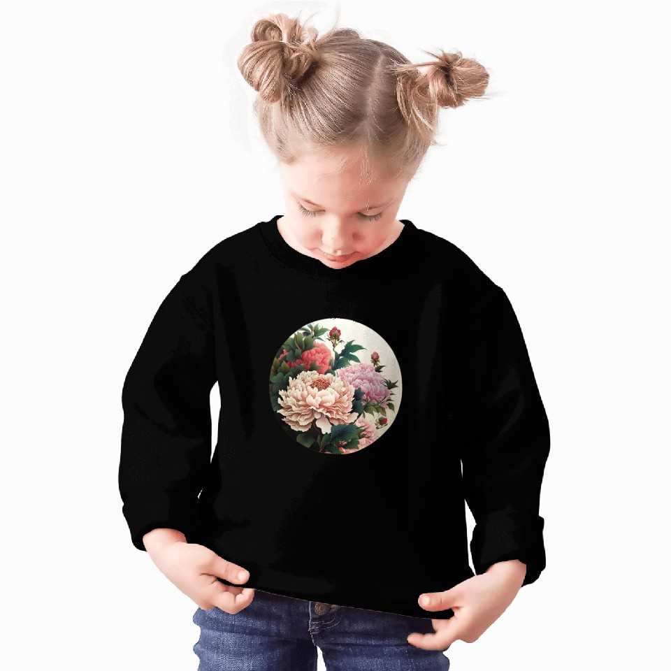 Peony flowers Sweatshirts