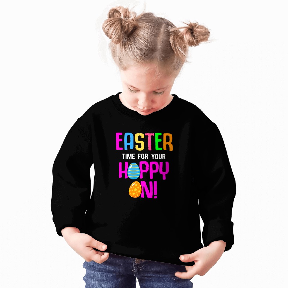 Easter Rabbit Easter Bunny Flowers Eggs Sweatshirts