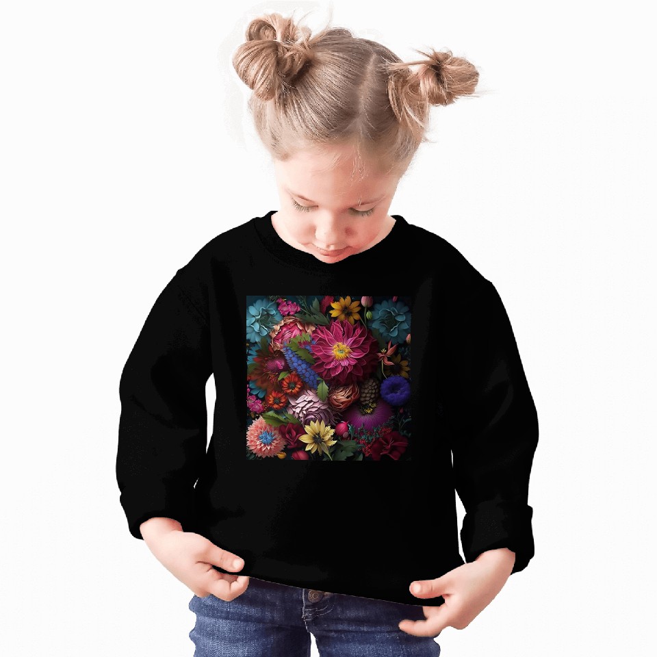 Flower Field Sweatshirts