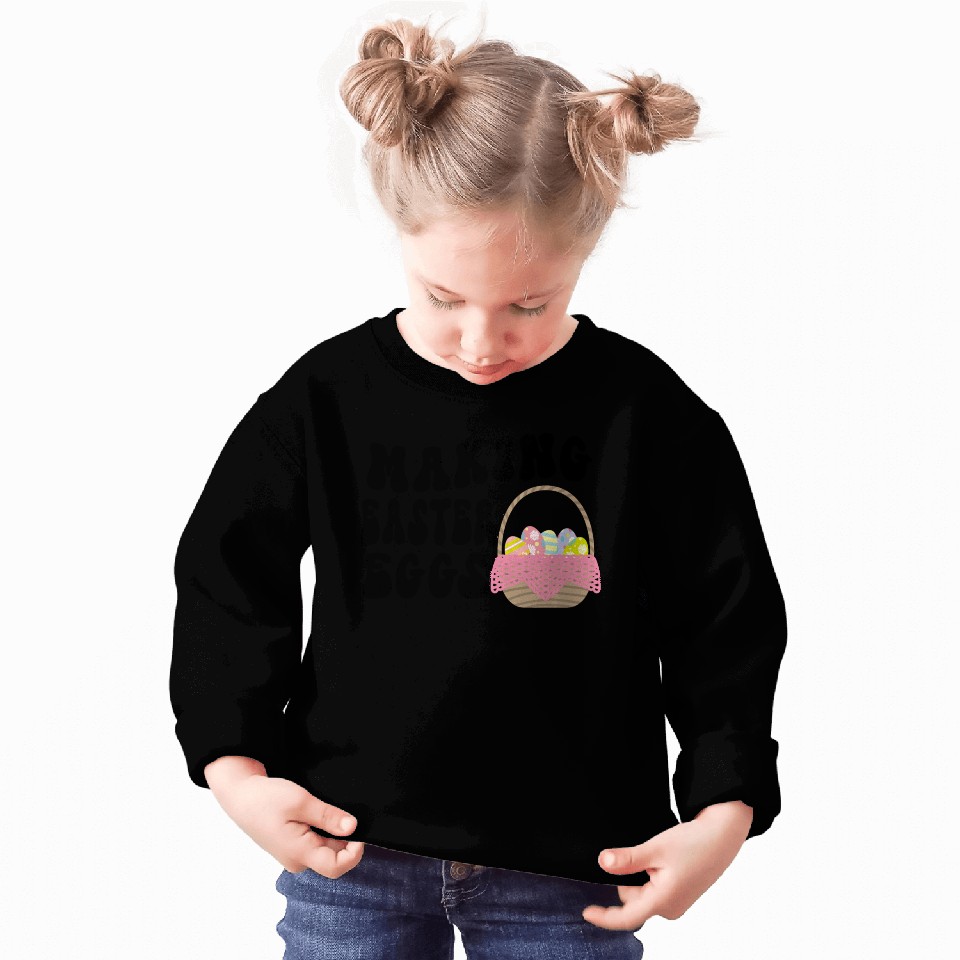 Making Easter Eggs Sweatshirts