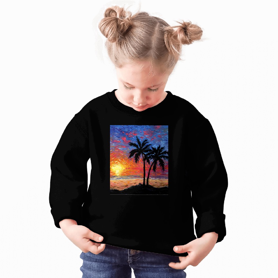 Paradise at Dusk nature Sweatshirts