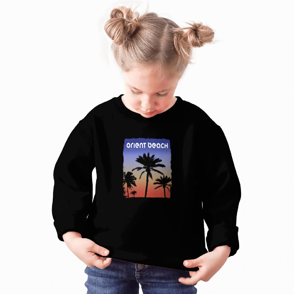 Orient Beach Saint Martin Sunset Vacation Sweatshirts