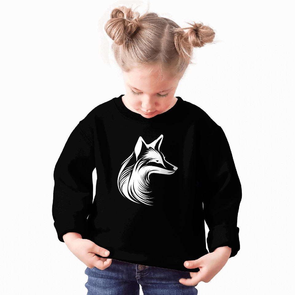 Beautiful Tattoo Fox Portrait Sweatshirts