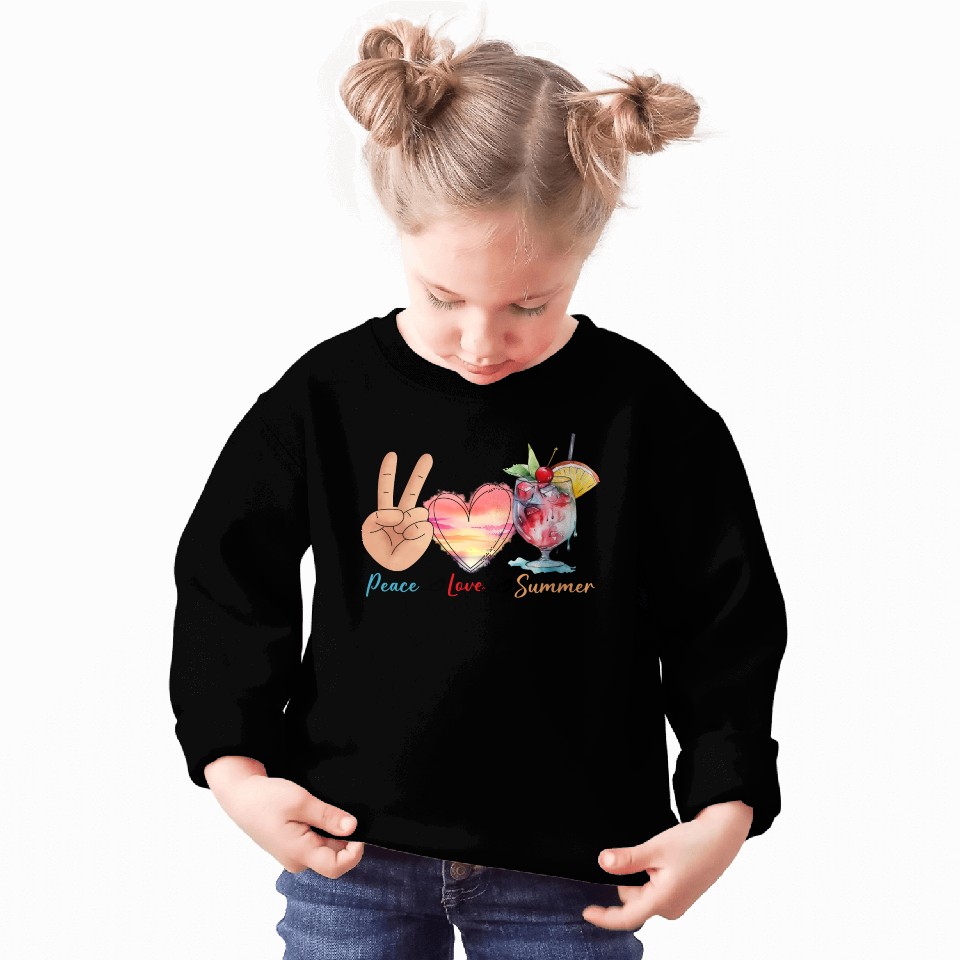 peace love summer Sweatshirts