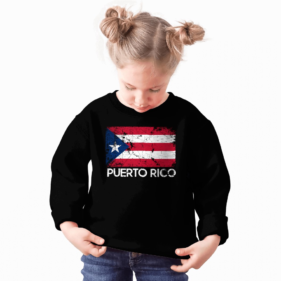 Puerto Rican Flag Made In Puerto Rico Sweatshirts