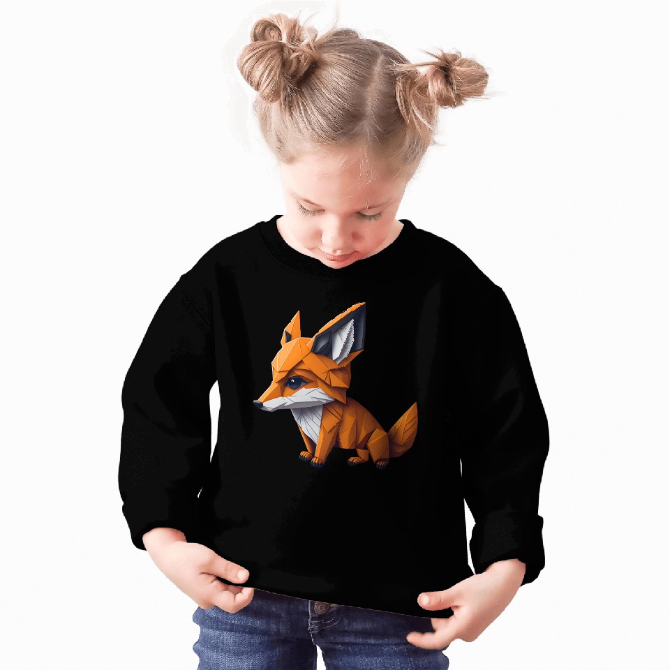Tangram Fox Sweatshirts