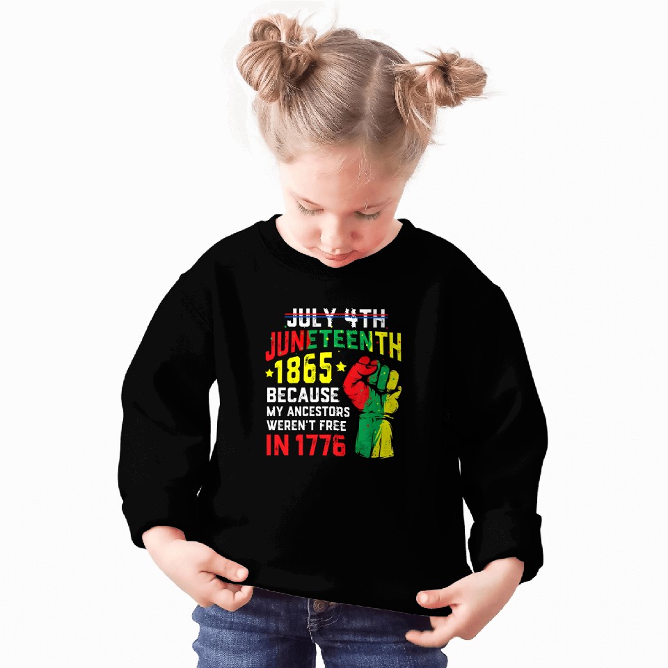 July 4Th Juneteenth 1865 African Melanin Black Pro Sweatshirts