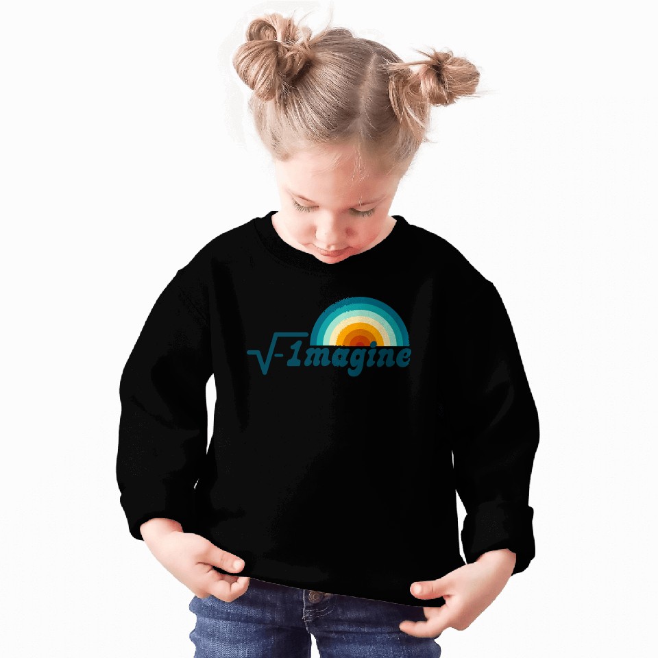 Imagine Retro Rainbow, Mathematics Sweatshirts