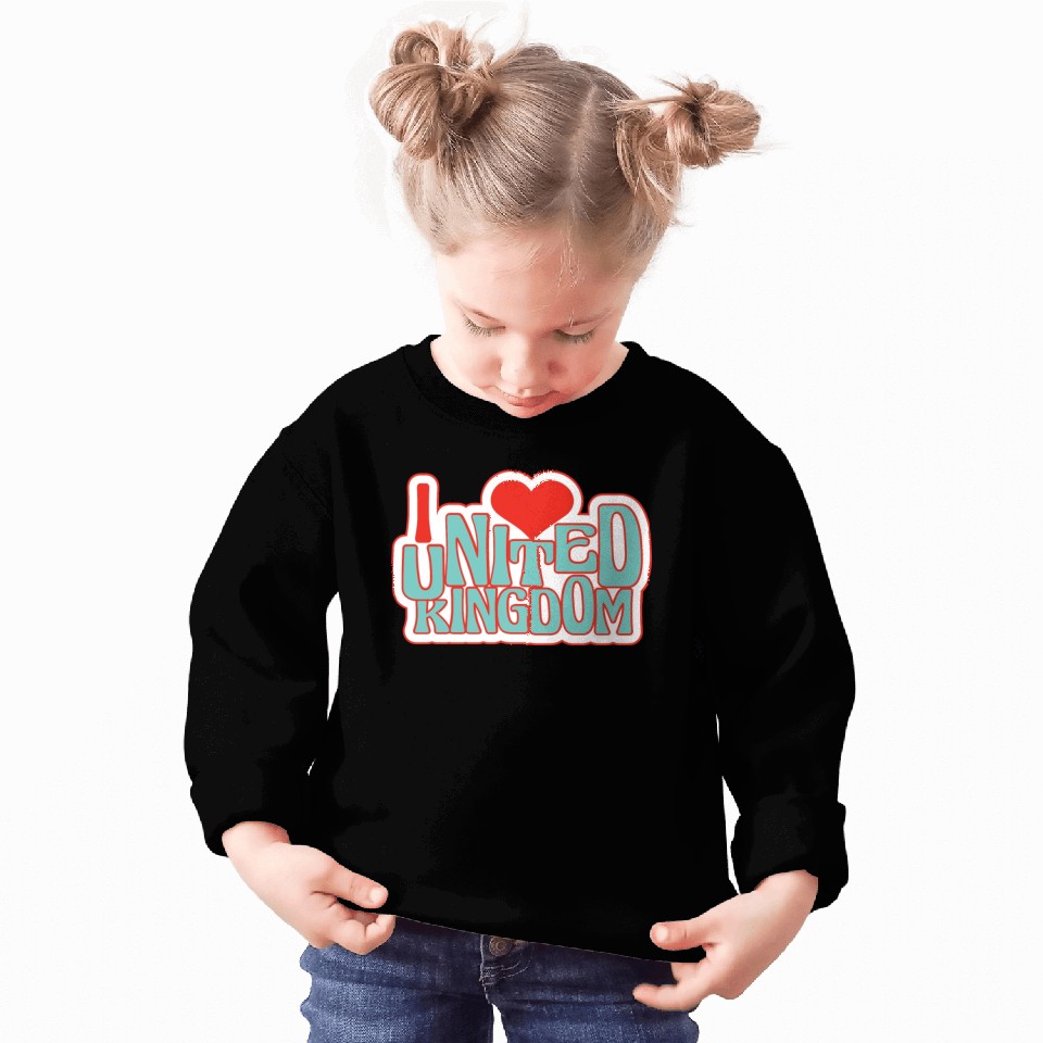 United kingdom hearts Sweatshirts