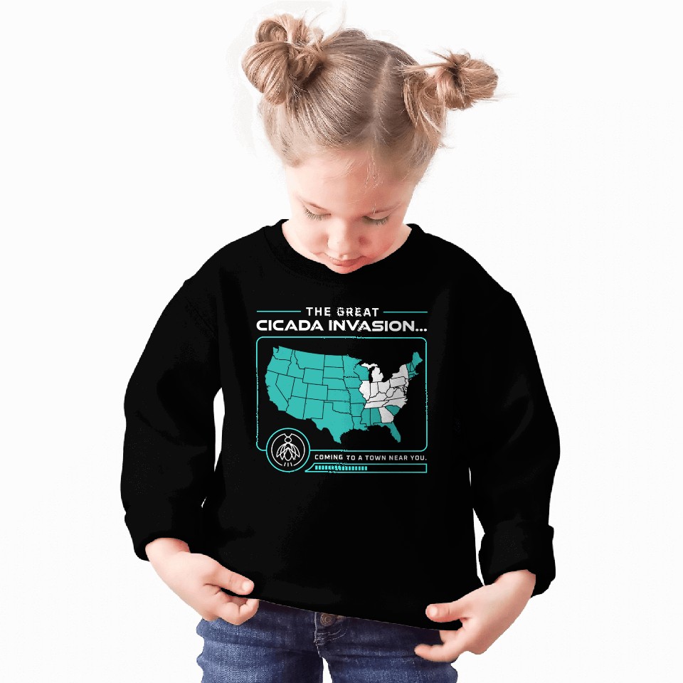 Cicada Invasion Coming To These States In Us Map Sweatshirts