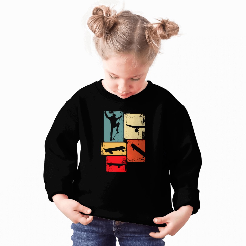 Skater Skateboarder Skateboard For Youth Sweatshirts