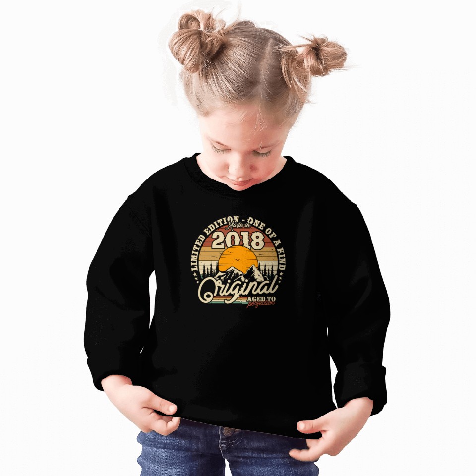 Vintage 2018 Birthday Gift Sweatshirts