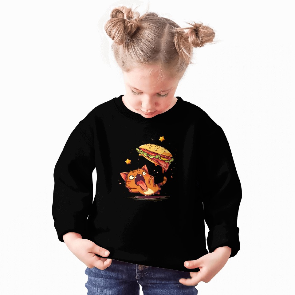 Cat and Taco A Perfectly Delicious Pair Sweatshirts