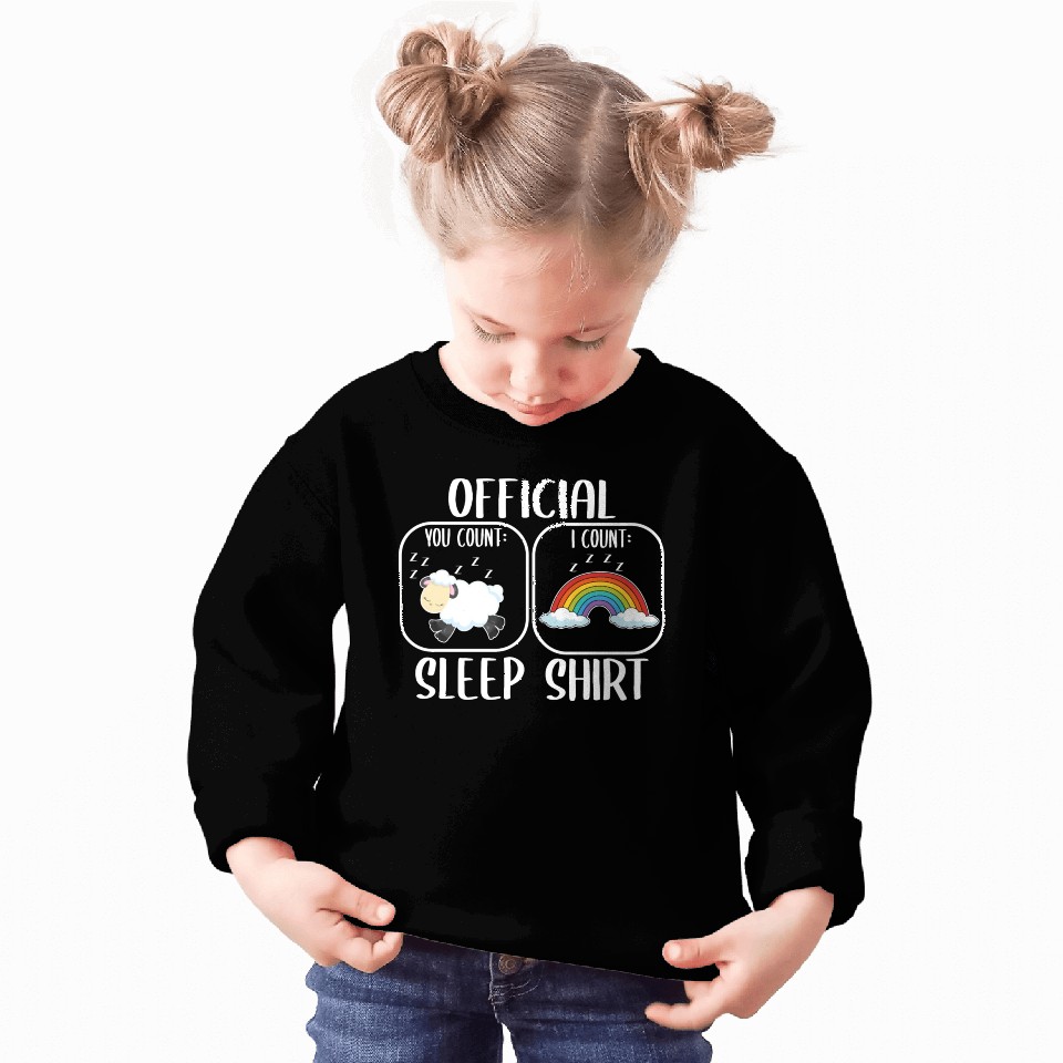 Counting Sheep Rainbow Sleep Sweatshirts