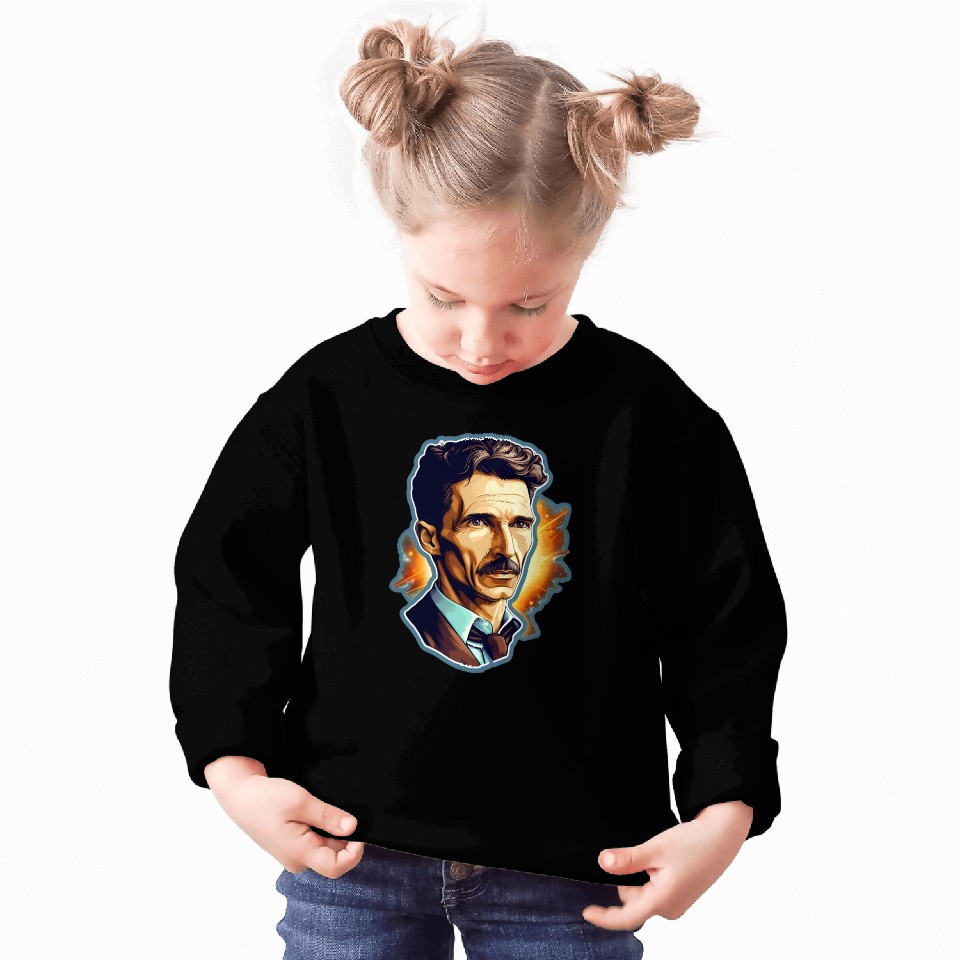 Nikola Tesla Physics Nerd Geek Natural Sciences Sweatshirts