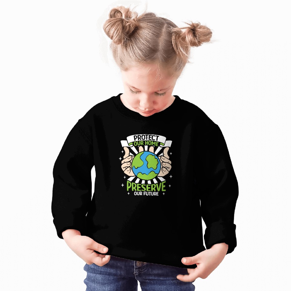 Climate Change Environmental Earth Day Planet Sweatshirts