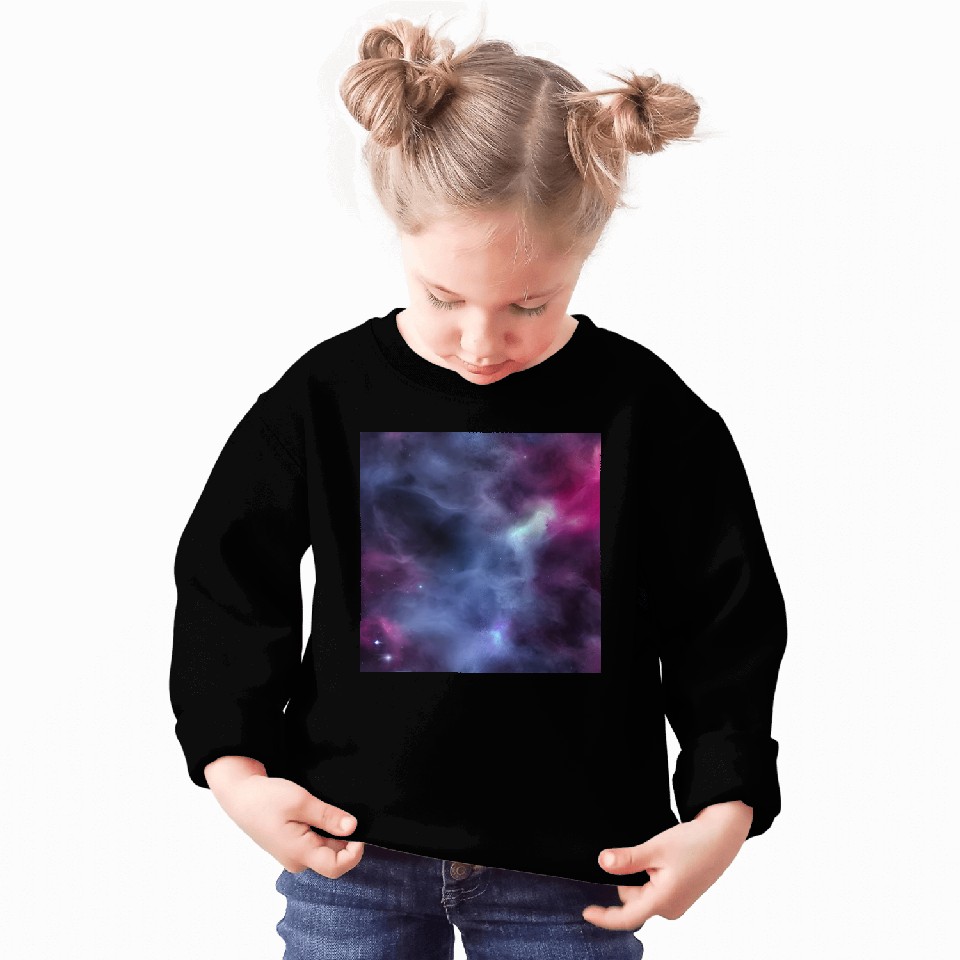 Galaxy nebula abstract design Sweatshirts
