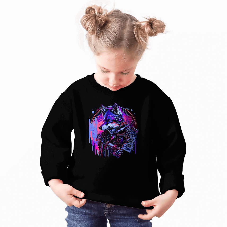 Neon Wolf Chronicles Sweatshirts