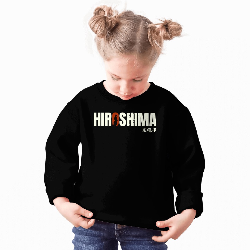 Hiroshima Typography Sweatshirts - Urban Statement