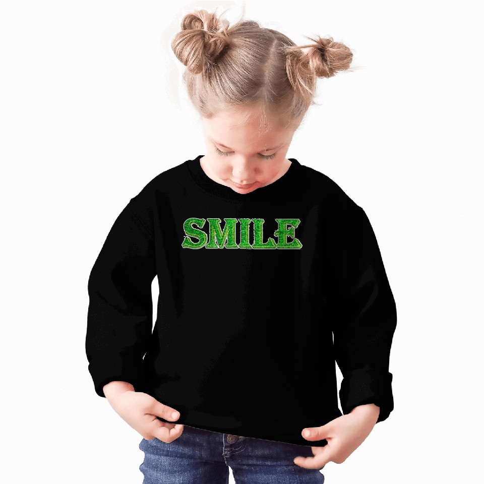 green smile design Sweatshirts