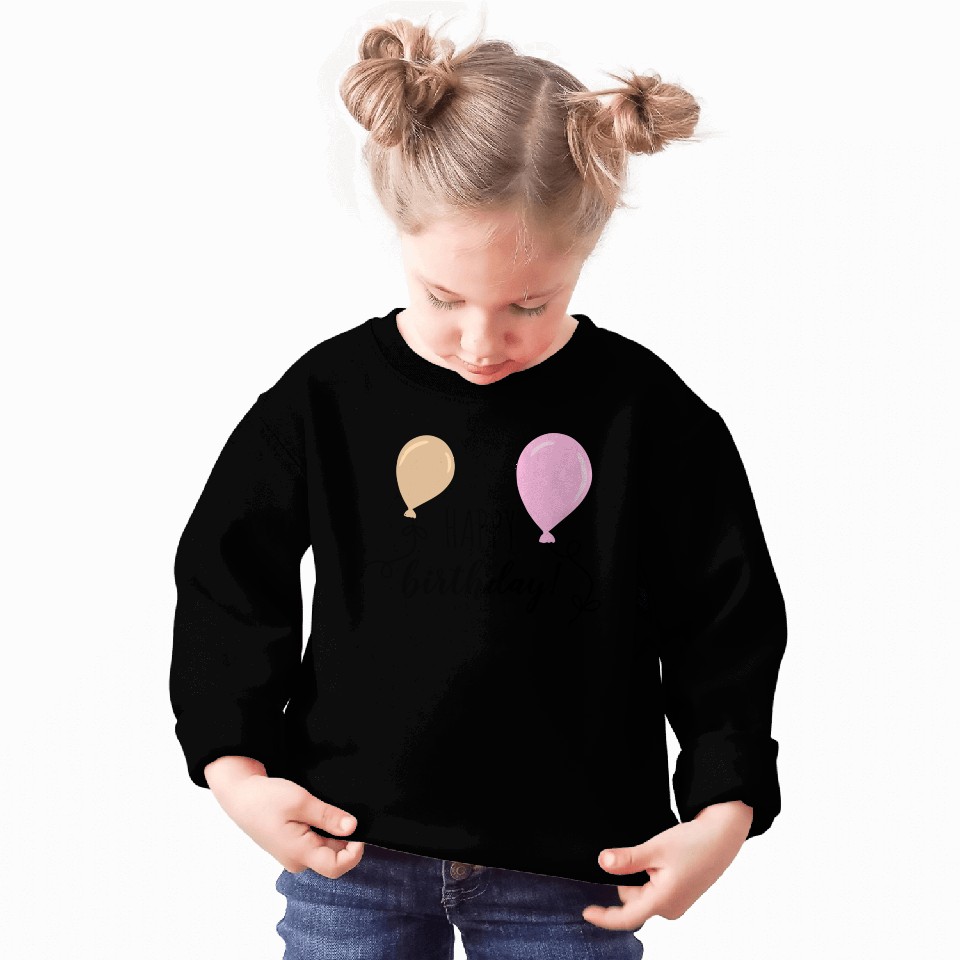Happy birthday party balloons Sweatshirts