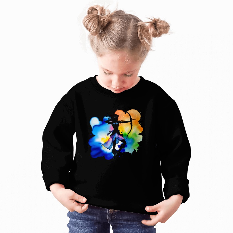 Color splash zodiac: Sagittarius Sweatshirts