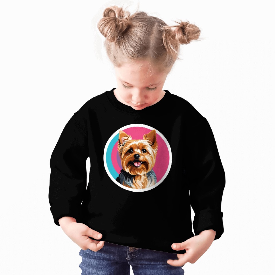 Synthwave Yorkshire Terrier 2 Sweatshirts
