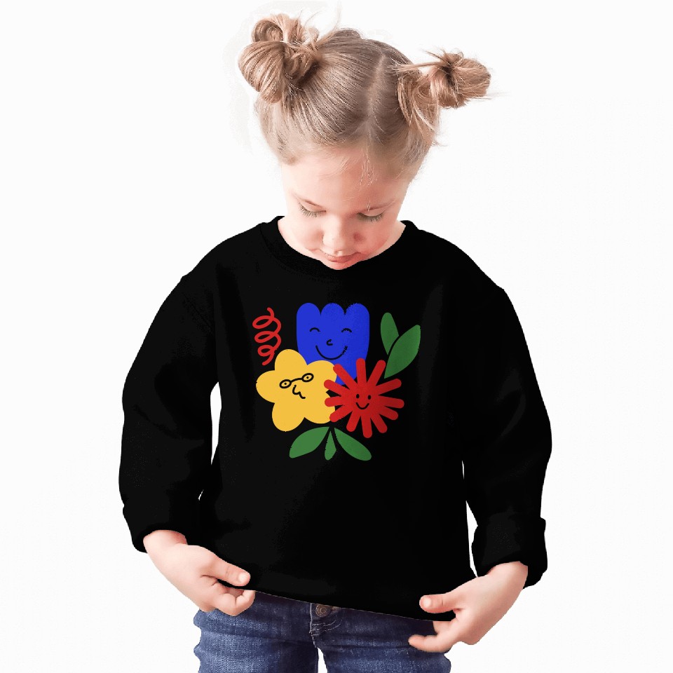 Colorful Flower For Spring Sweatshirts