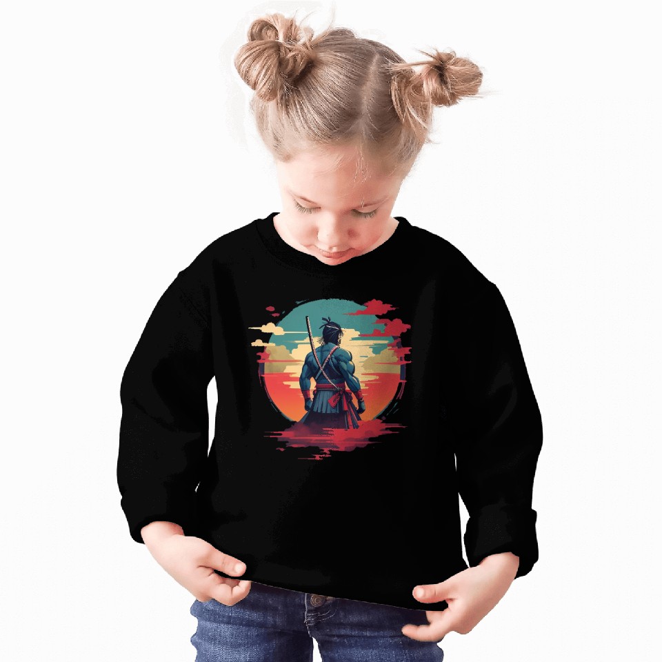 Anime samurai silhouet Sweatshirts