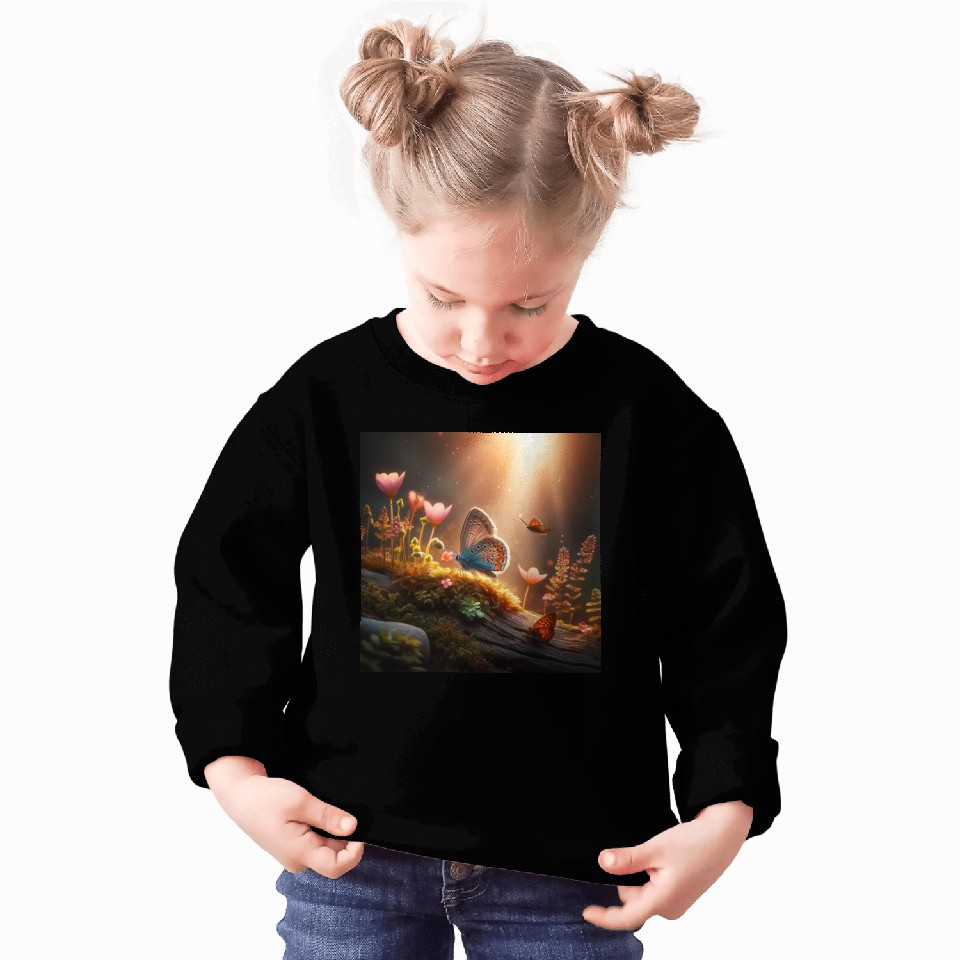 butterfly on tree Sweatshirts