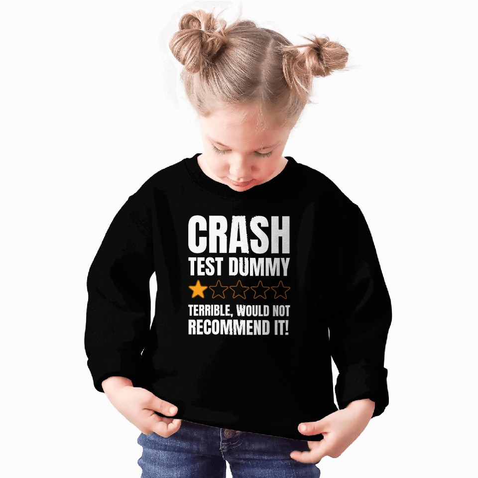 Broken Bone Injury Gifts Crash Test Dummy Sweatshirts