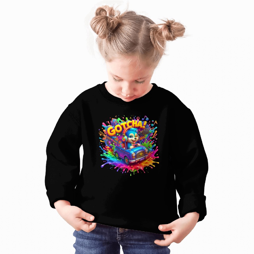 Stellar Cadence: Symphony of Neon Hues - GoTCha! Sweatshirts