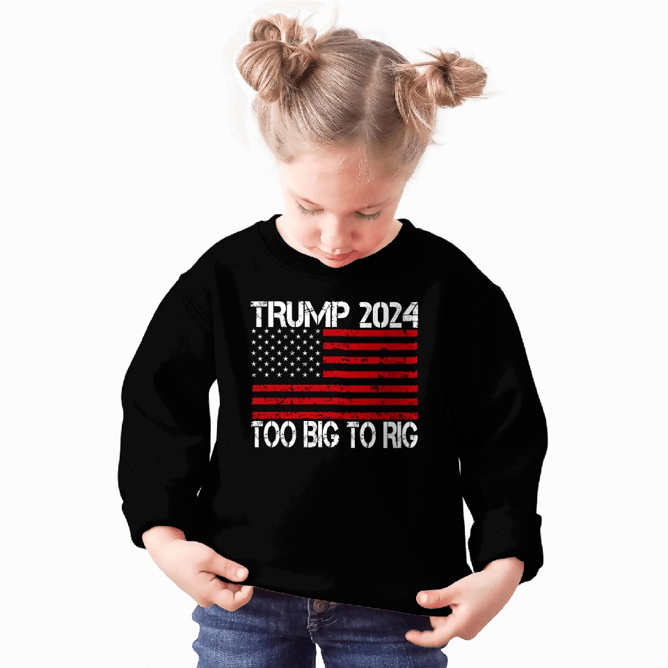 2024 Elections Too Big To Rig Sweatshirts