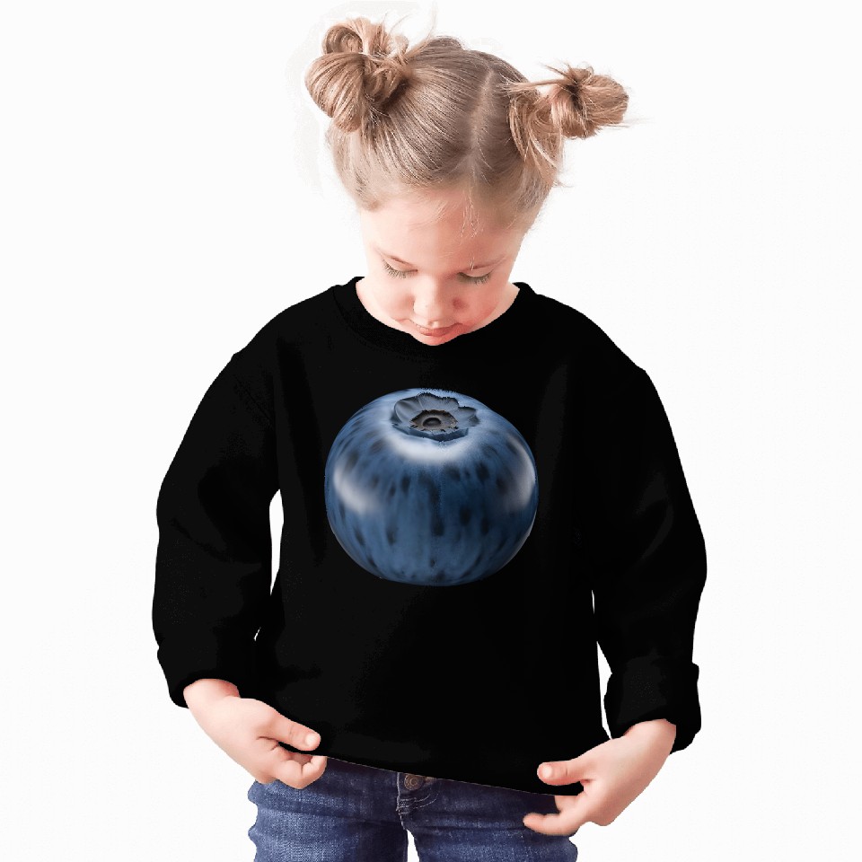 Blueberry Realistic Sweatshirts