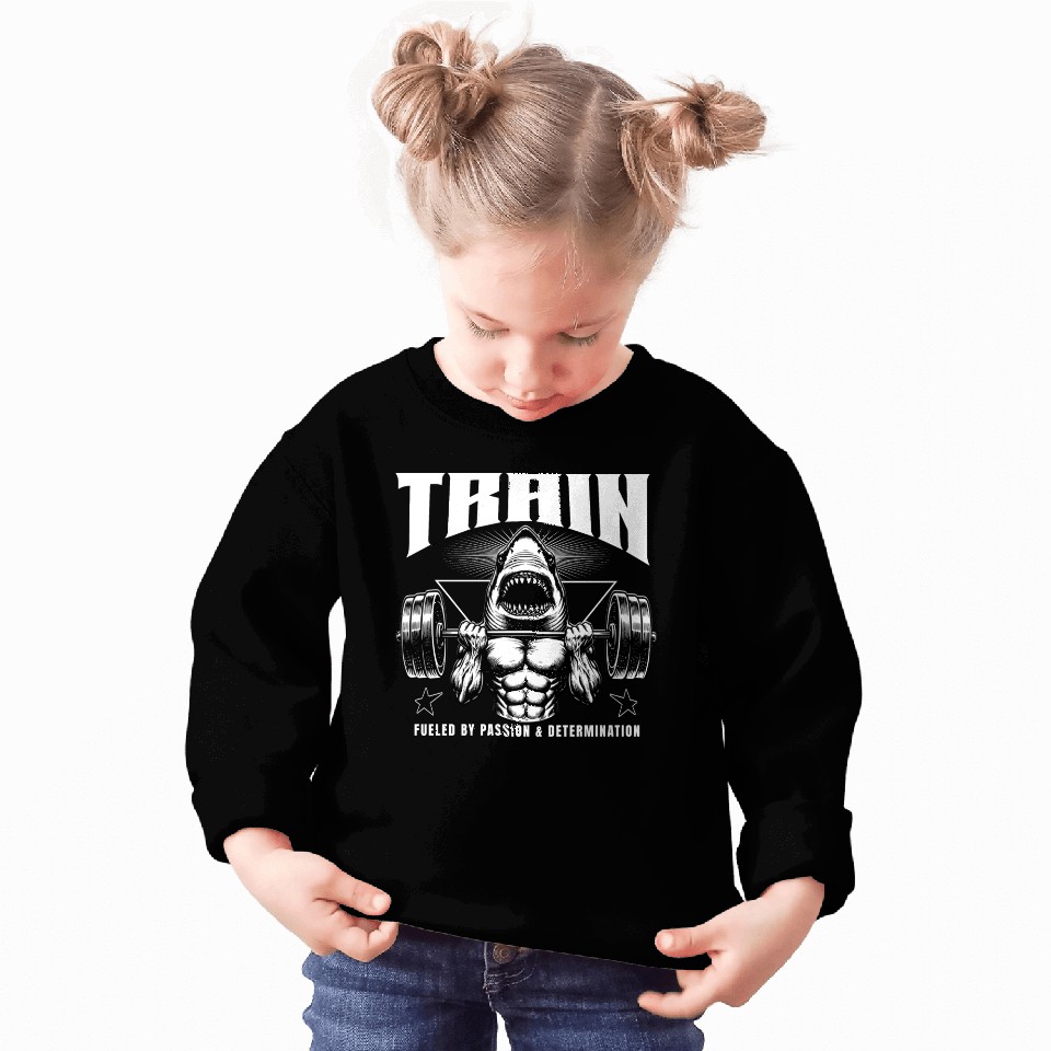 Train Gym Workout Fueled By Passion Sweatshirts