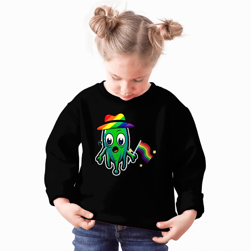 Rainbow Lgbtq Weird Creature Sweatshirts