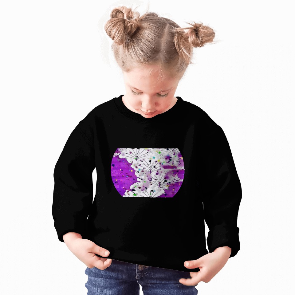 Purple Stream Sweatshirts