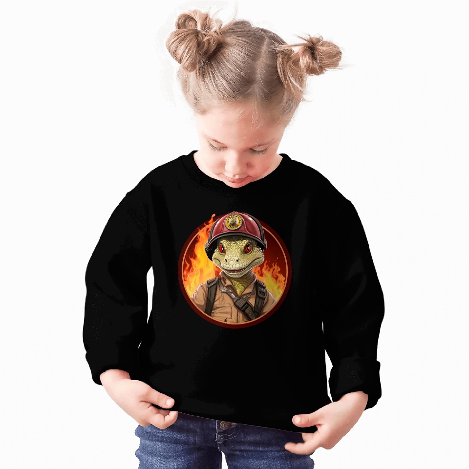 Lizard Firefighter Sweatshirts