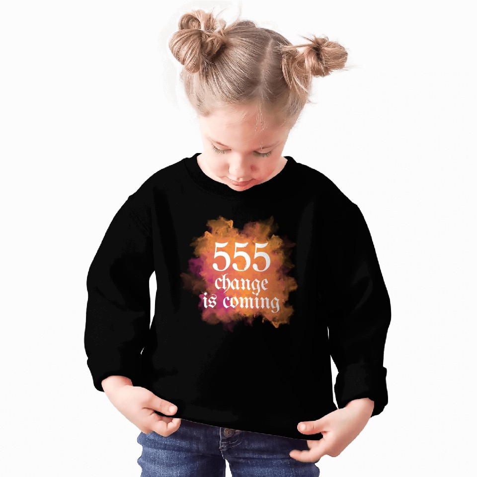 555 Angel Number Change Sweatshirts