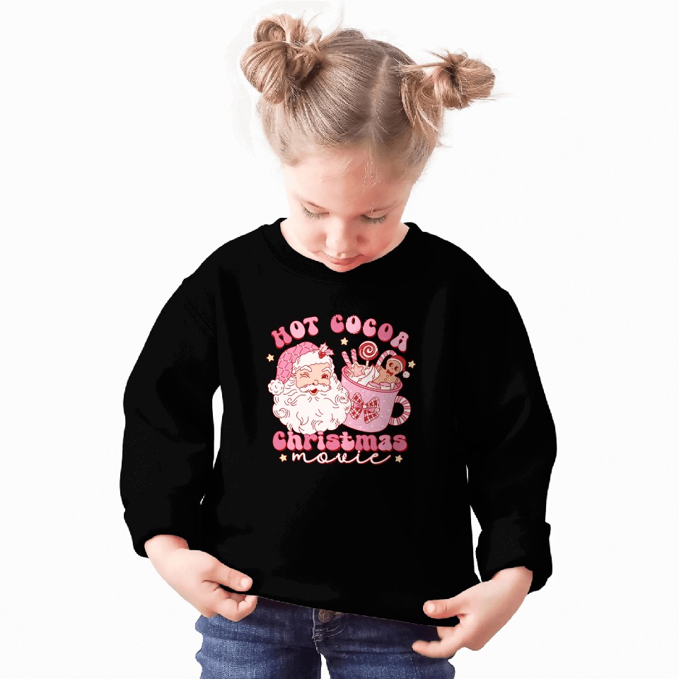 Hot cocoa Christmas movie Sweatshirts